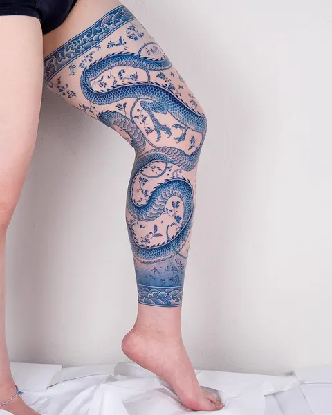 Dragon, 구름 문양, 파도 문양
