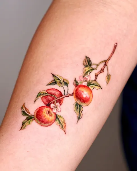 Flower, 과일, 사과, 포도, 체리