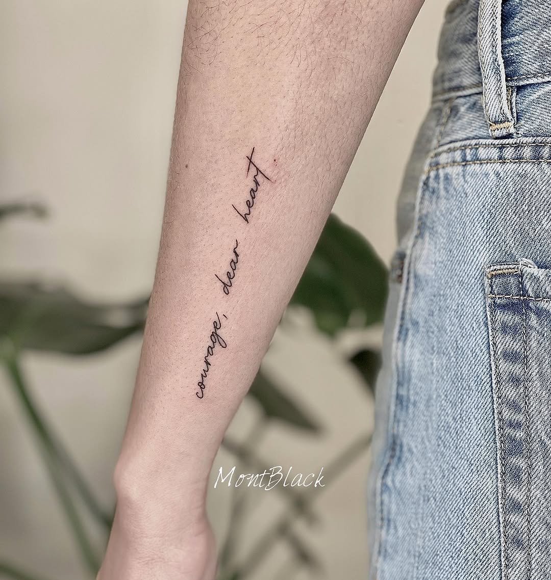 Lettering, 동백꽃