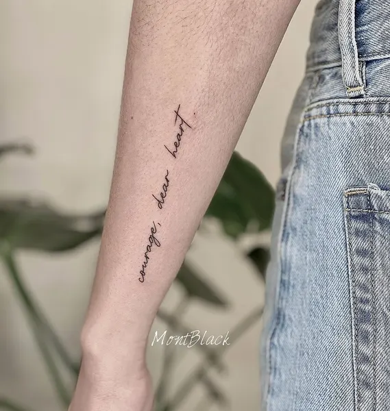 Lettering, 동백꽃