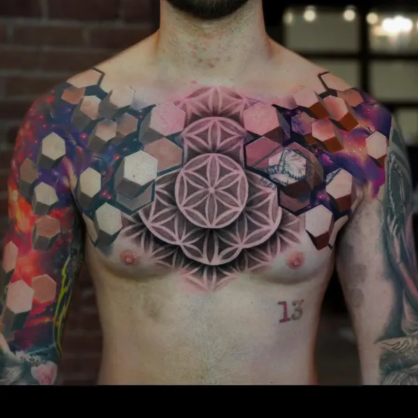 대칭, 만다라 문양, 사찰 문양, 연꽃 문양, 연꽃 만다라, Geometric, 패치워크, 신성 기하학