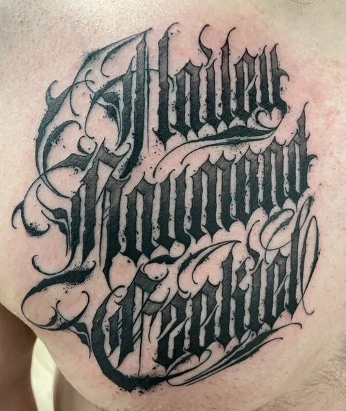 Lettering, 고딕 레터링