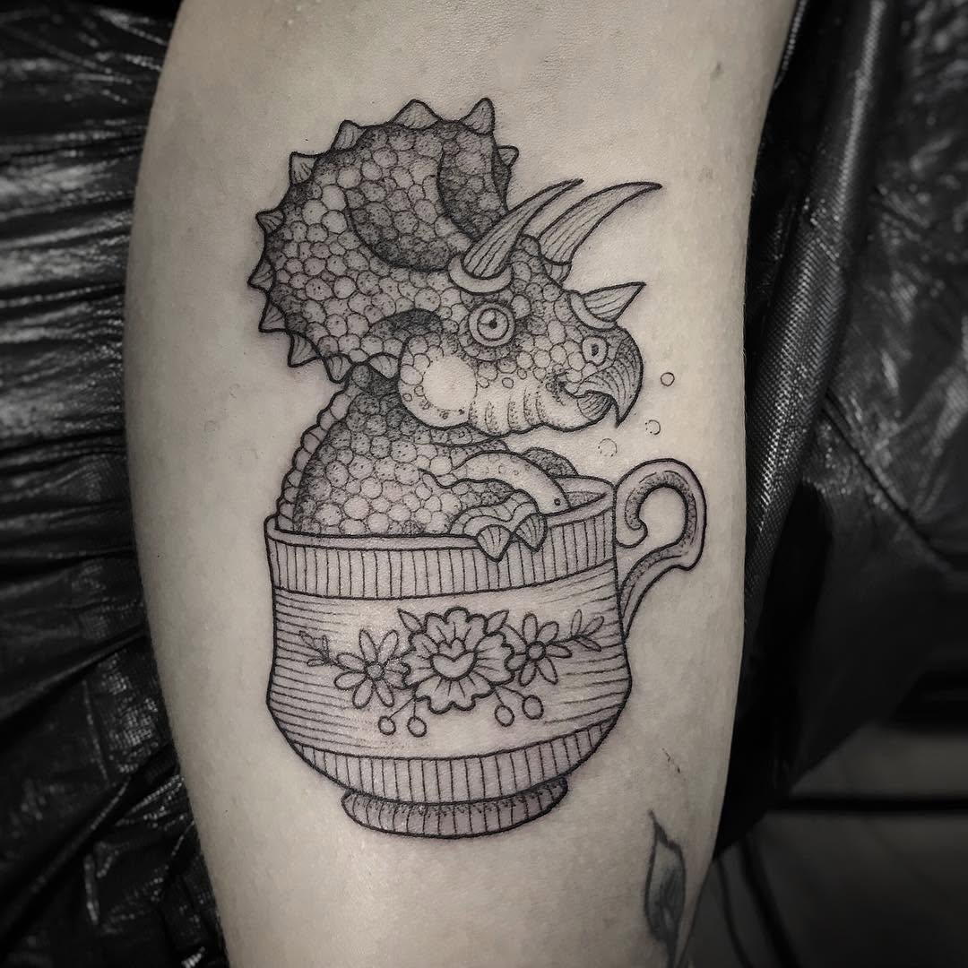 컵, Dragon, 커피
