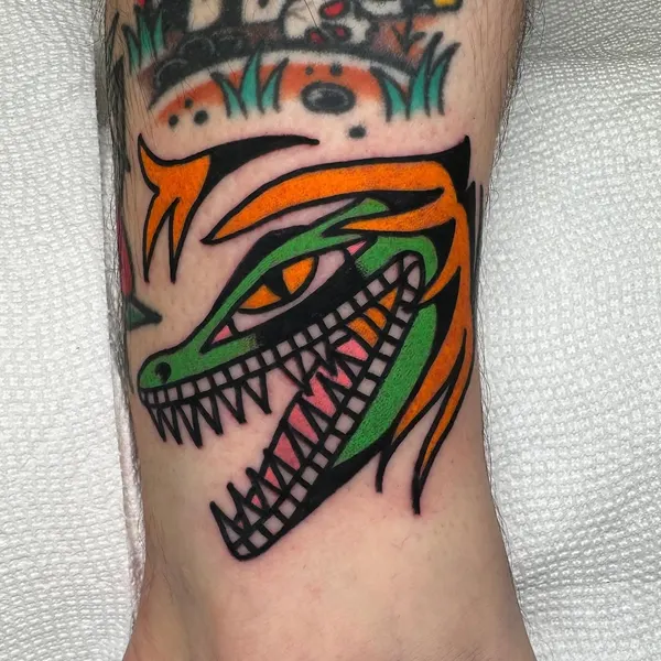 Dragon, 악어