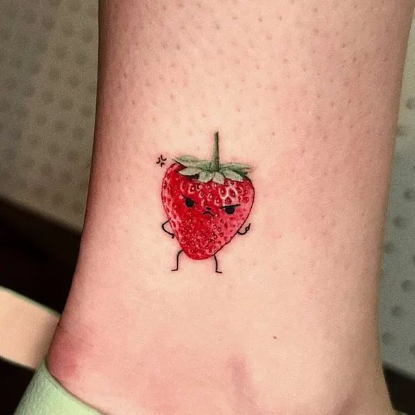 사과, 석류, 딸기, 체리, 양귀비, 포도