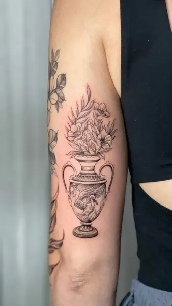 Flower, Rose, 컵, 커피