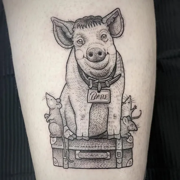 Animal, 소, 돼지, 멧돼지