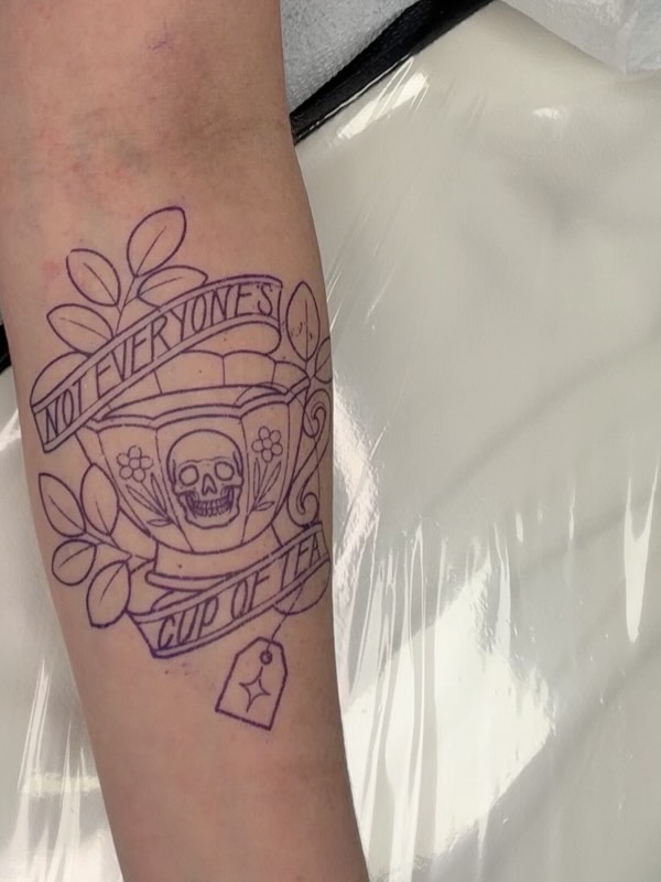 Flower, Rose, Lettering