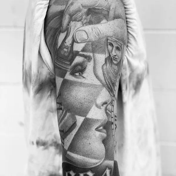 Game Face Tattoo