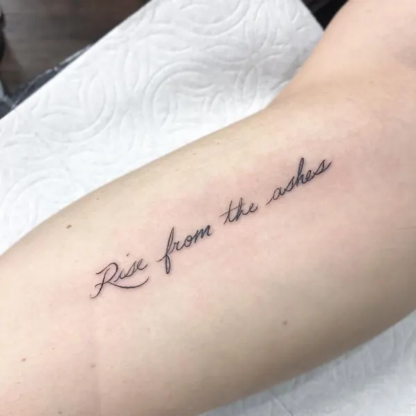 Lettering, 문구, 물망초, 타자기 폰트