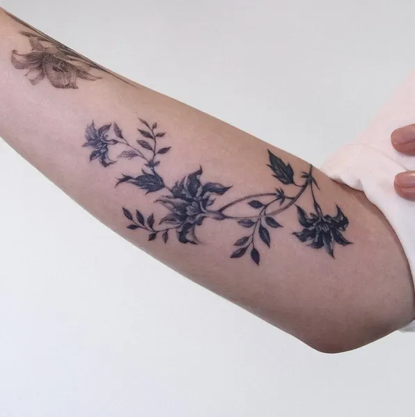 Flower, 국화, 실루엣, 오너멘탈, 이레즈미, 카네이션, 꽃 배경, 한글, 허브, 고사리, 단풍잎, 비대칭, 아이리스, 오리엔탈, 황소자리, 기념 타투