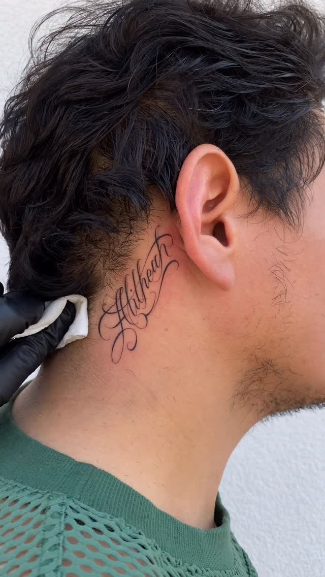 Lettering, 서명, 헤드폰