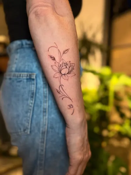 Flower, 우정, 우정 타투, 커플, 커플 타투, 커플/우정 타투