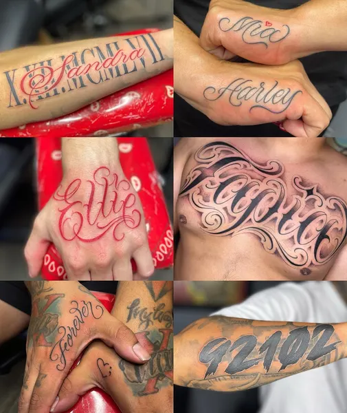 Lettering, 가족 이름