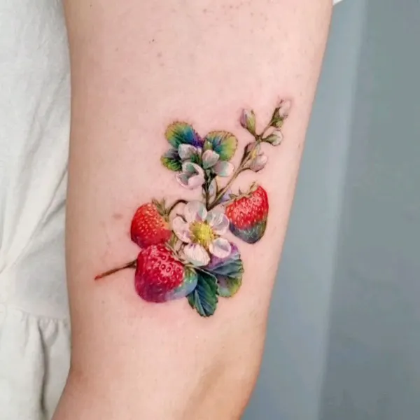 Flower, 딸기