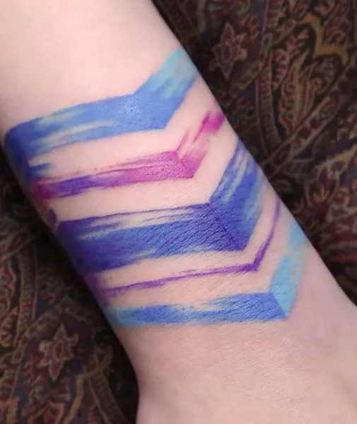 추상, 테두리, 팔레트, 패치워크, 파도 문양, Geometric, 파도