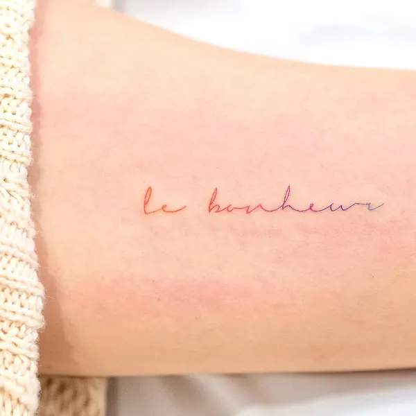 Lettering, 문장, 물망초, 날짜, 문구, 서예, 지혜