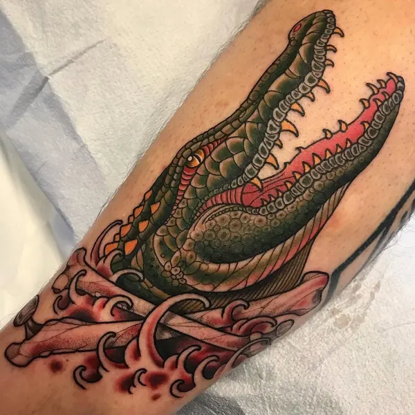 Dragon, 악어