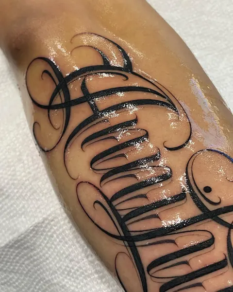 Lettering, 서예, 아랍어 레터링, 일본어 레터링, 고딕 레터링, 한글 레터링