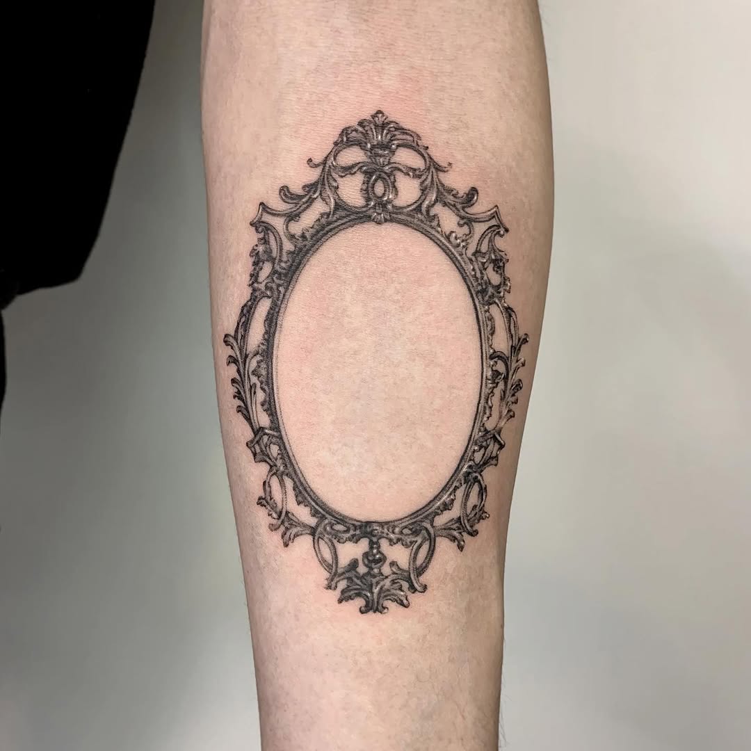Flower, Rose, 거울, 프레임