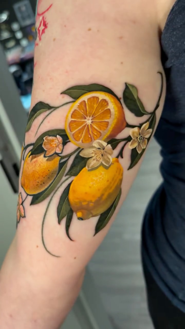 Flower, 과일, 레몬