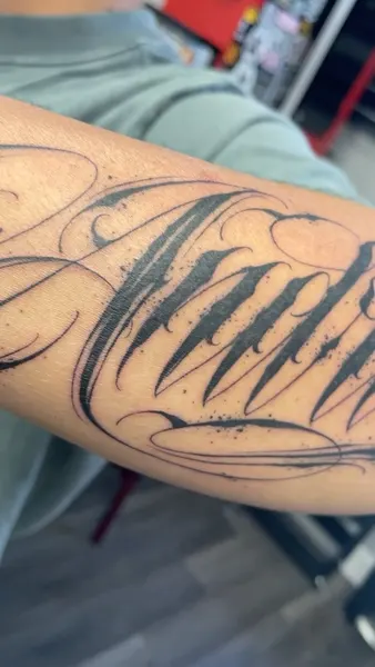 Lettering, 서명