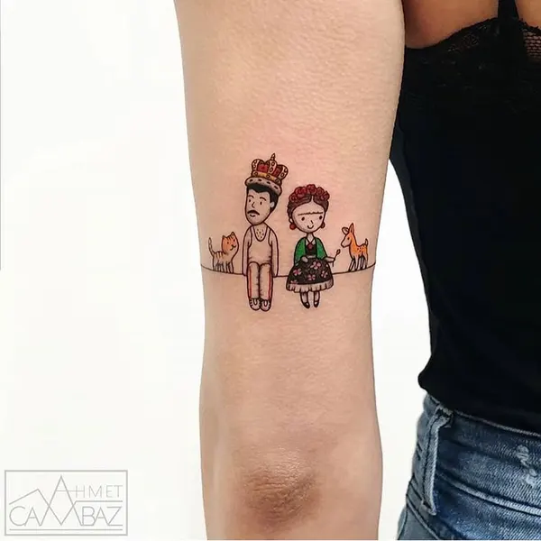 게임, 영화, 가족, 우정, 카툰, 한복, 가족 타투, Mini