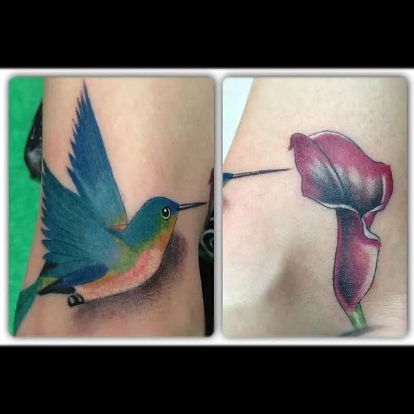 Flower, 벌새