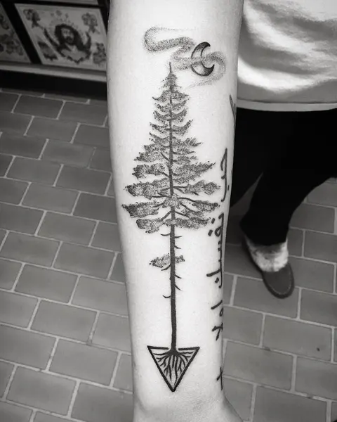 숲, Nature, 단풍잎, 소나무, 고사리