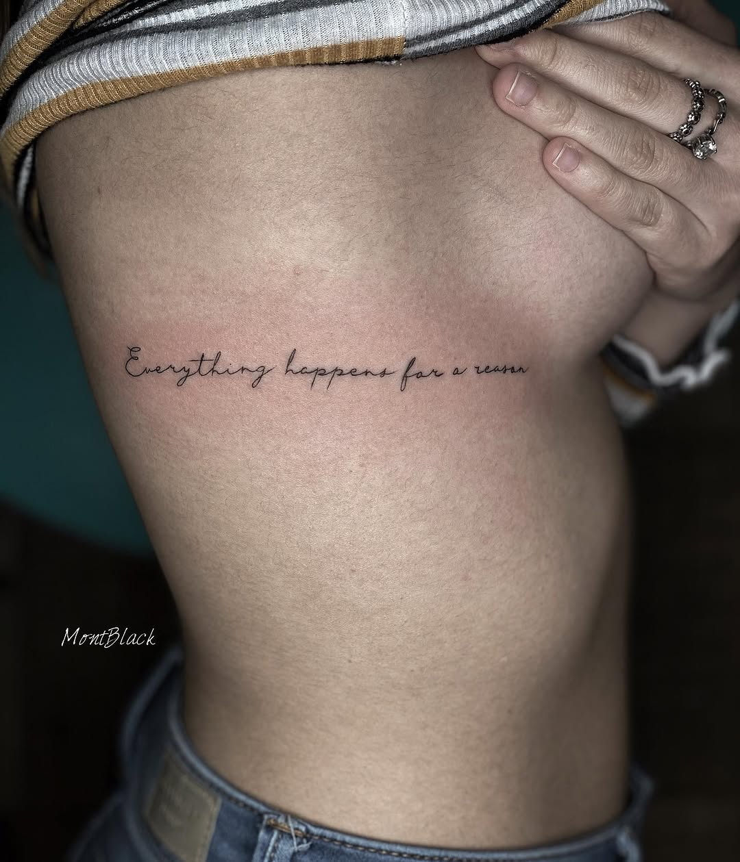 Lettering, 가사, 문장