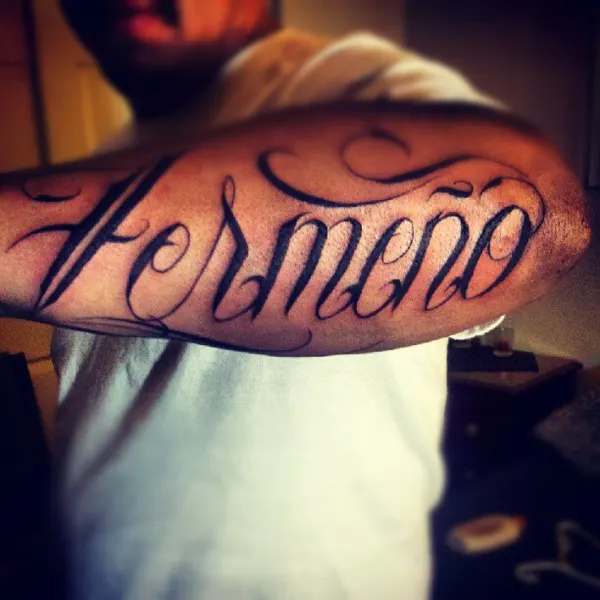 Lettering, 이름