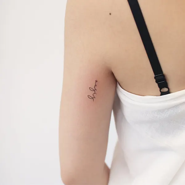 Lettering, 데이지, Flower