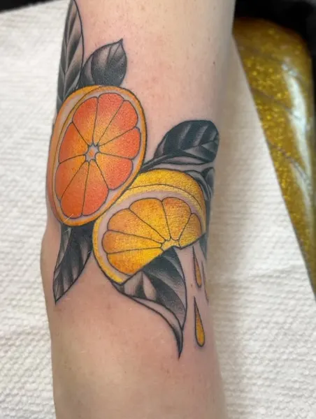 Flower, 레몬, 과일, 석류
