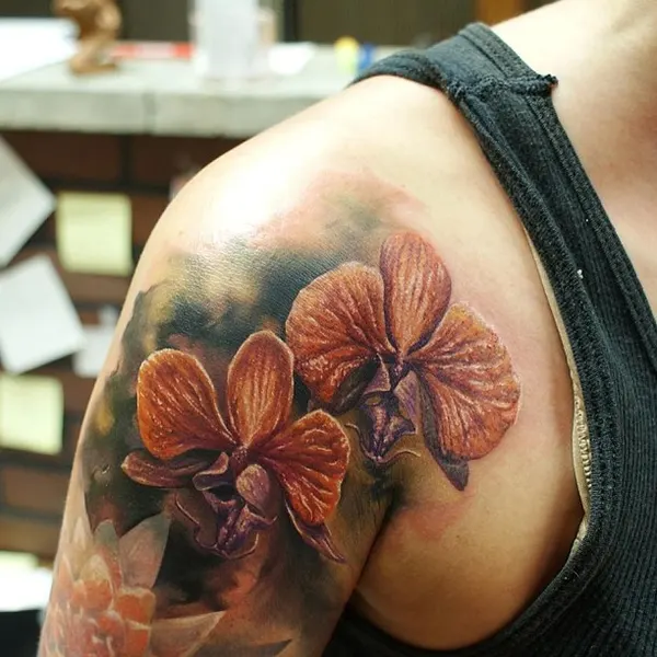 Flower, 난초, 히비스커스