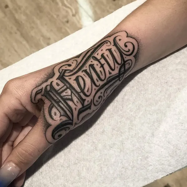Lettering, 고딕 레터링, 아랍어 레터링, 일본어 레터링