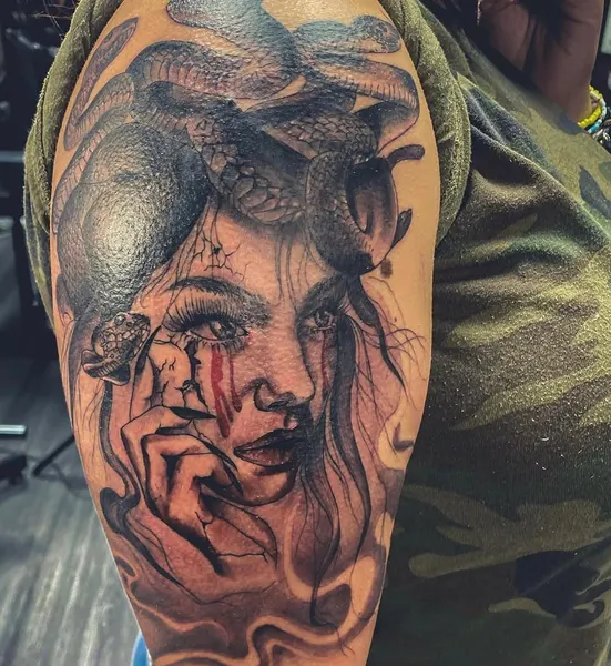 Game Face Tattoo