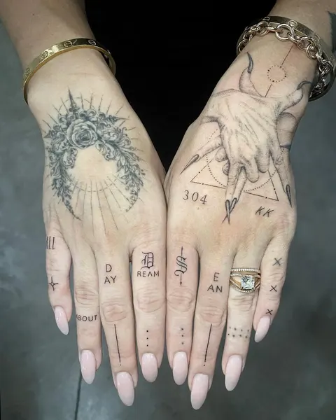 Lettering, 손, 기도하는 손, 손동작