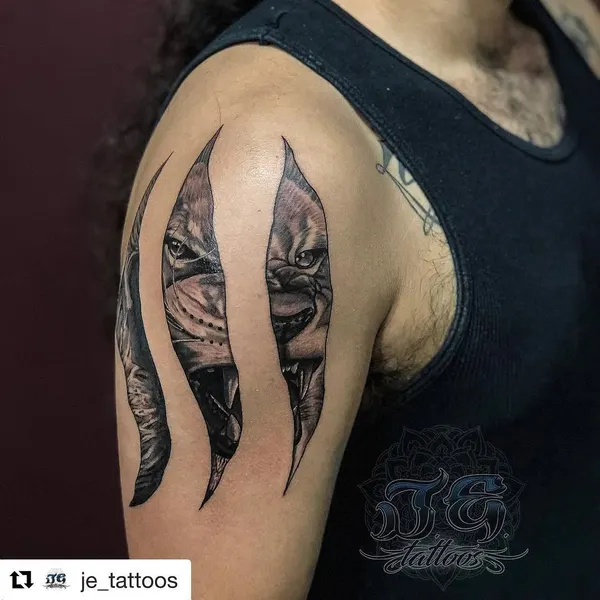 Game Face Tattoo