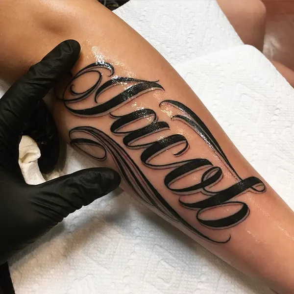 Lettering, 단어, 타자기 폰트, 아랍어 레터링, 고딕 레터링