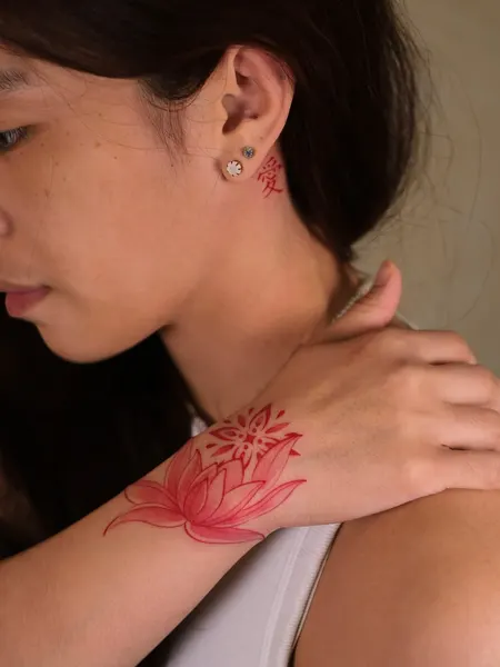 Flower, 멘디, 연꽃, 연꽃 문양, 한국 연꽃, 연꽃 만다라