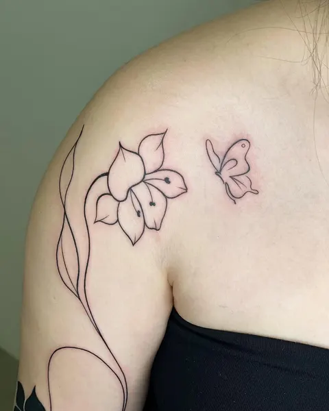 Flower, Rose, 커스텀 타투