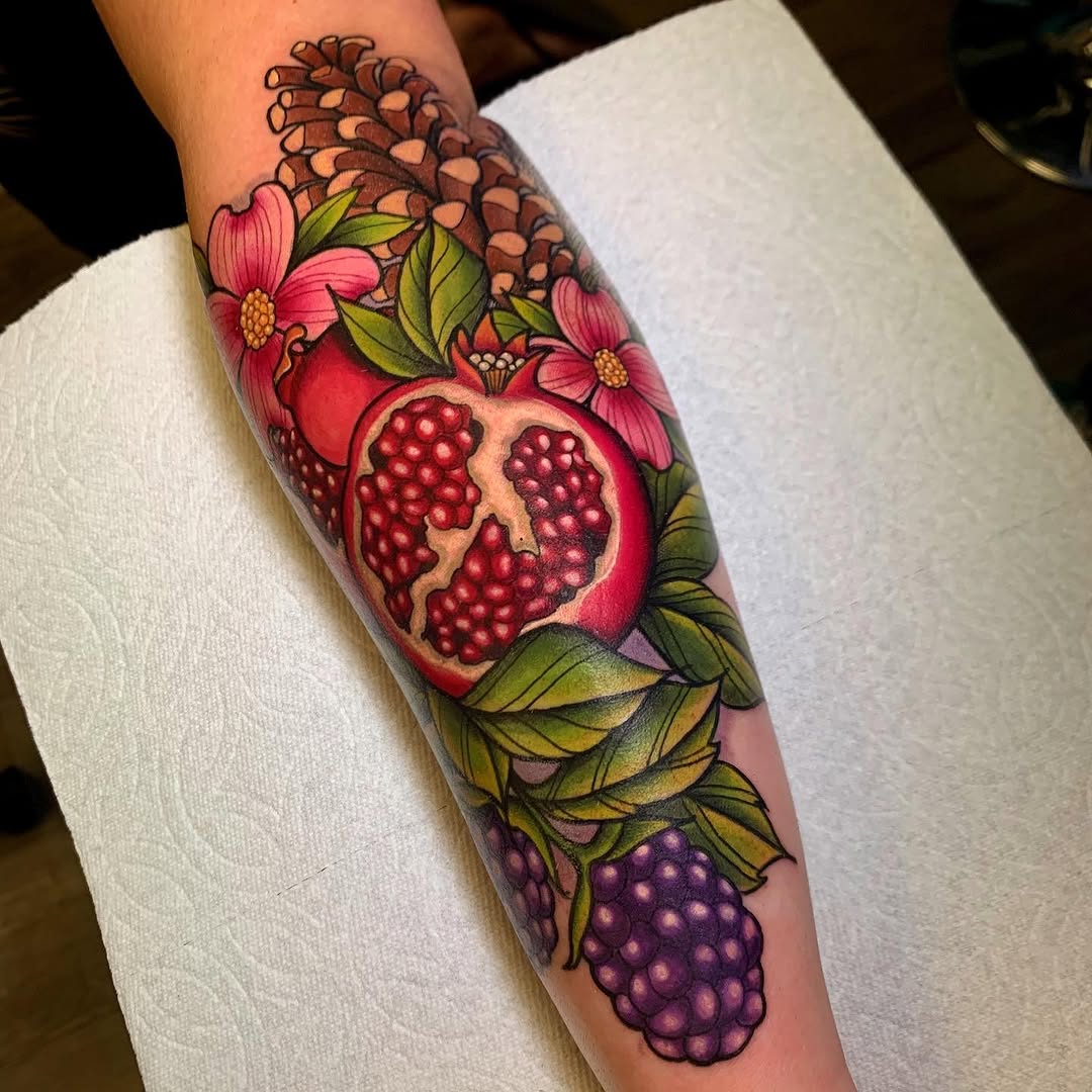 과일, 딸기, Flower, Rose, 포도, 석류