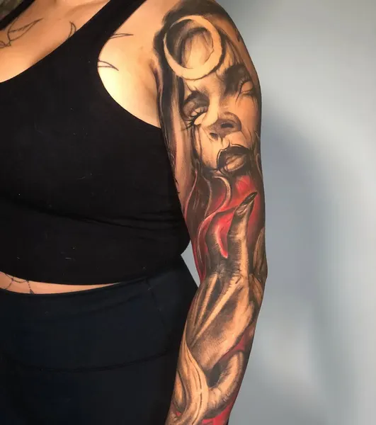 Flower, Rose, 보디수트