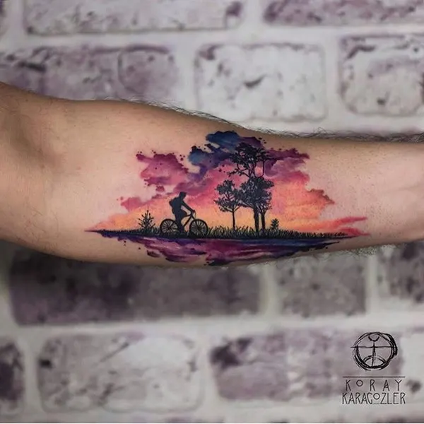 배경, 야자수, 사막, Nature