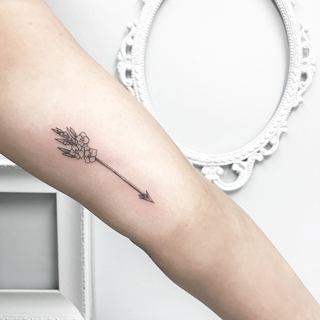 Flower, Lettering