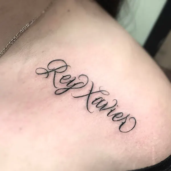 Lettering, 이름, 가족 이름