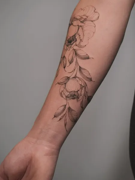 Flower, Rose, 큰 타투, Nature