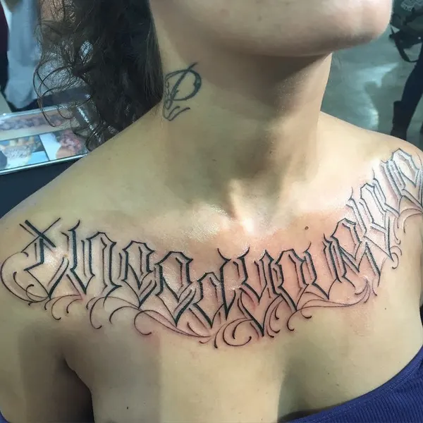 Lettering, 고딕 레터링