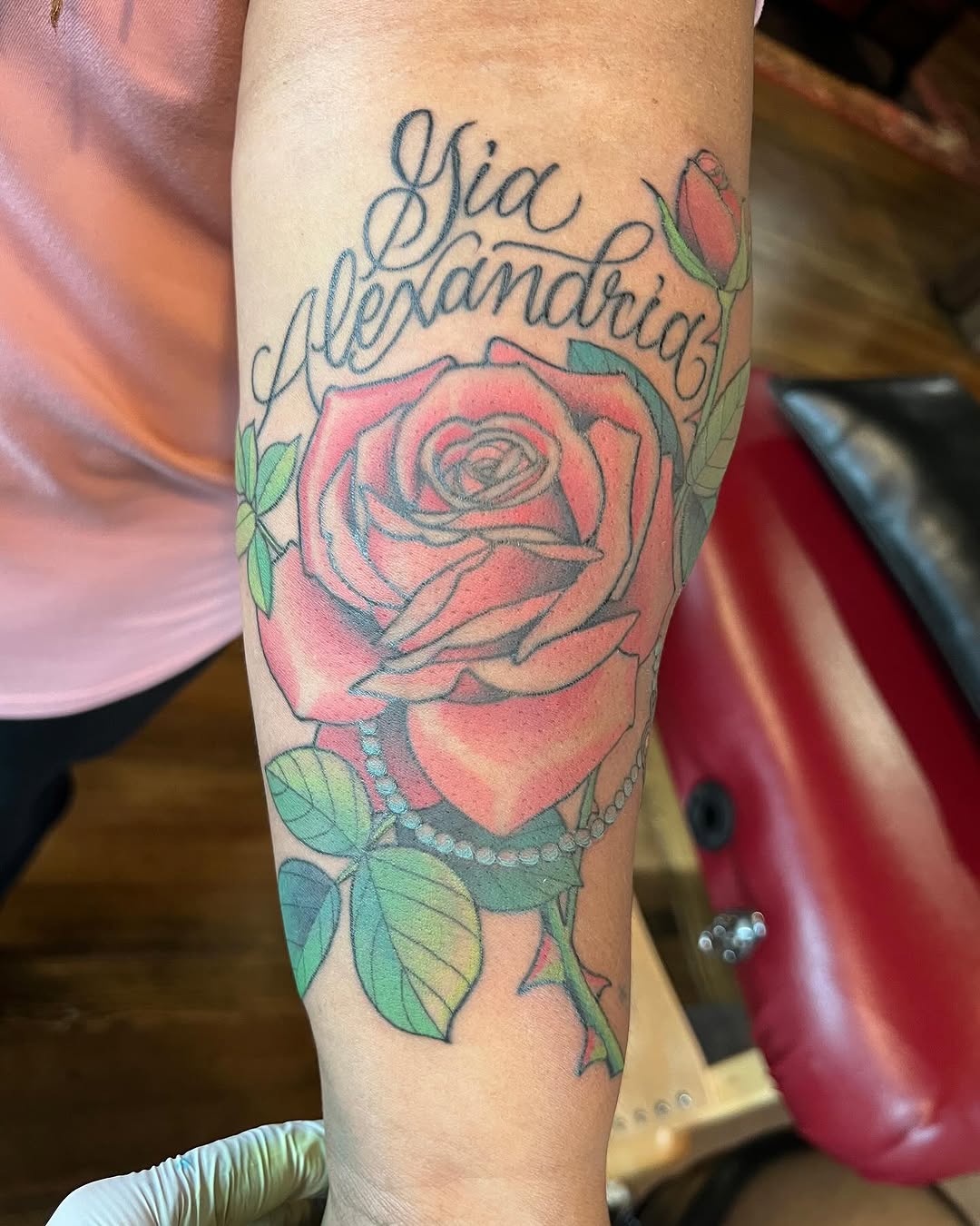 Flower, Rose, Lettering