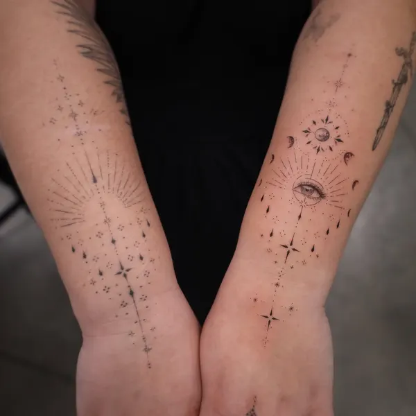 모래, 별들, Nature, 성좌, 영원, 비, 운명, 혜성, 은하, 장면, 노리개, 코스모스